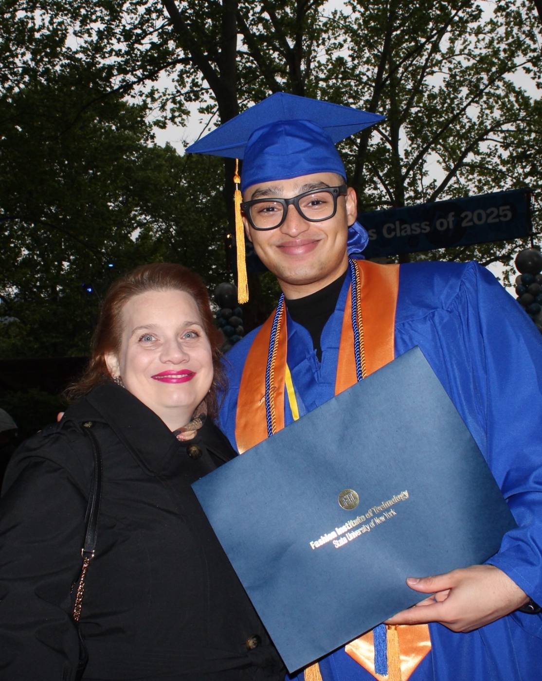 Nic on grad day